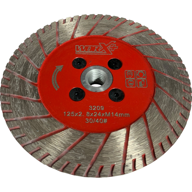 Worx TRIX5 Blade 30Grit 125mm with M14 thread