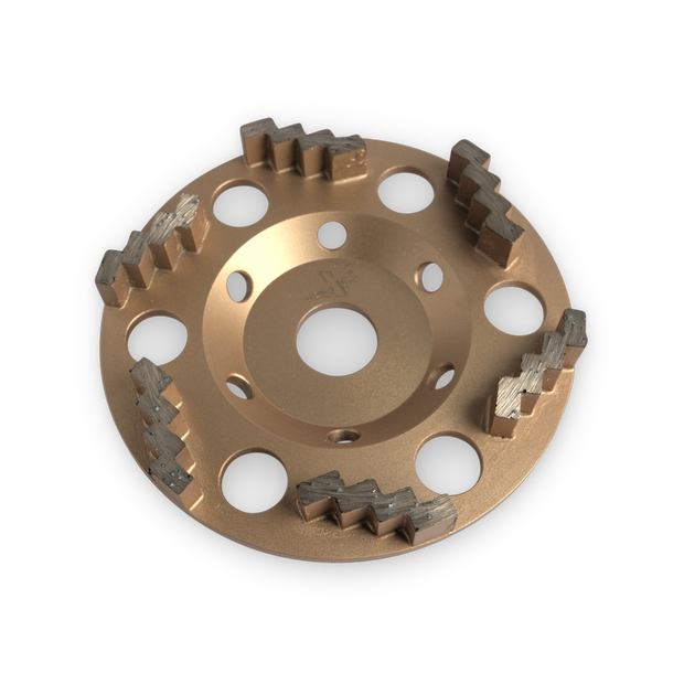 Worx- Force Zig Zag Cup Wheel - Soft 30Grit- 125mm