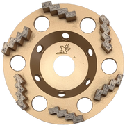 Worx- Force Zig Zag Cup Wheel - Soft 30Grit- 125mm