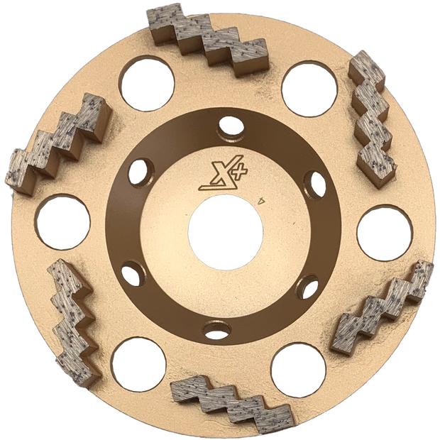 Worx- Force Zig Zag Cup Wheel - Soft 30Grit- 125mm