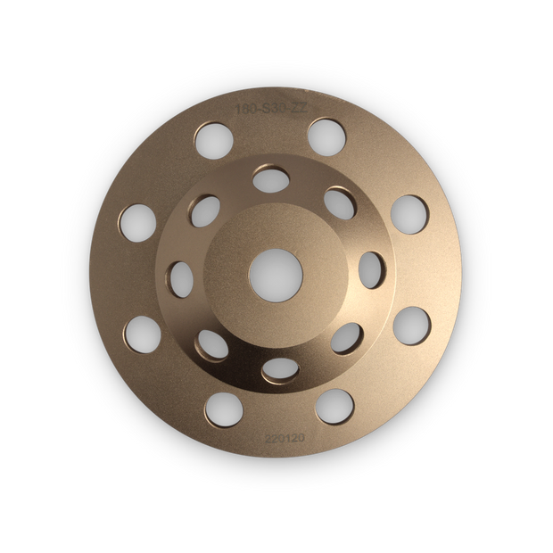 Worx- Force Zig Zag Cup Wheel - Soft 16Grit- 180mm