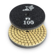 Worx New Flex Resin Dry Polishing Pad - 100Grit- 75mm