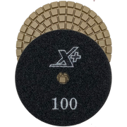 Worx New Flex Resin Dry Polishing Pad - 100Grit- 75mm