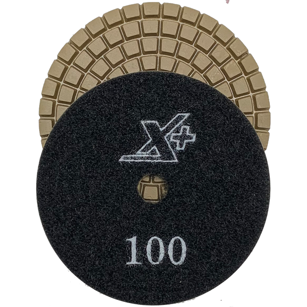 Worx New Flex Resin Dry Polishing Pad - 100Grit- 75mm