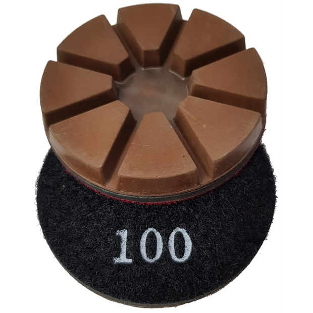 Aqua Zero Polishing Pads - 75mm - 100 Grit