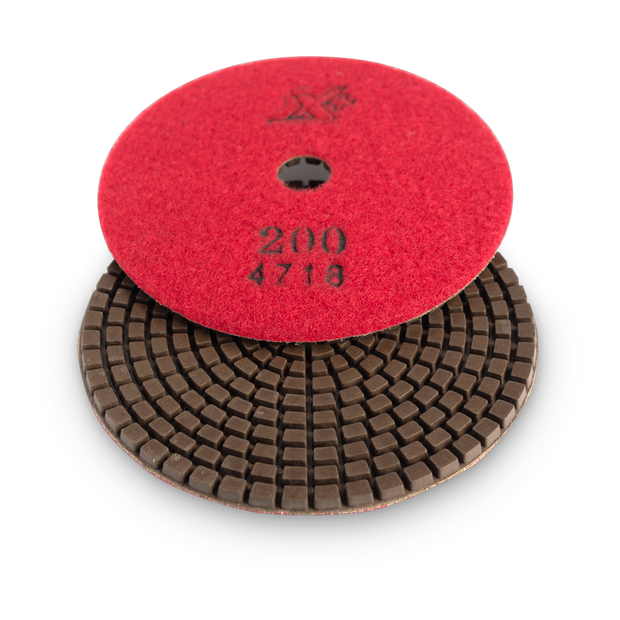AQUA EDGE POLISHING PADS - 125mm - 200 GRIT