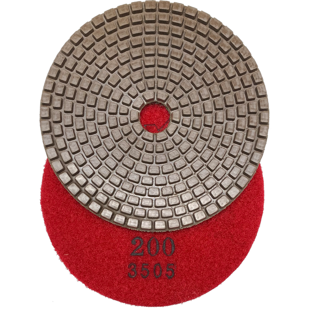 AQUA EDGE POLISHING PADS - 125mm - 200 GRIT