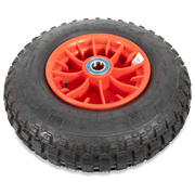 55T Rear Puncture Proof Wheel With Plastic Rim *2 for each machine