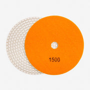 WHITE Polishing Pad - 1500Grit- 125mm 5"