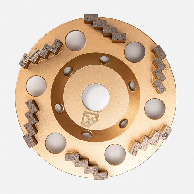 MDT- Force Zig Zag Cup Wheel - Soft 30Grit- 125mm