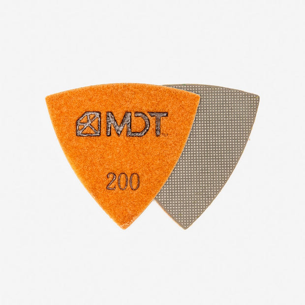 MDT 3'' 200Grit Electroplated Corner Polishing Pad - Triangle