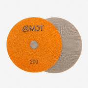 MDT 5'' 200Grit Electroplated Dry Polishing Pad - 125mm
