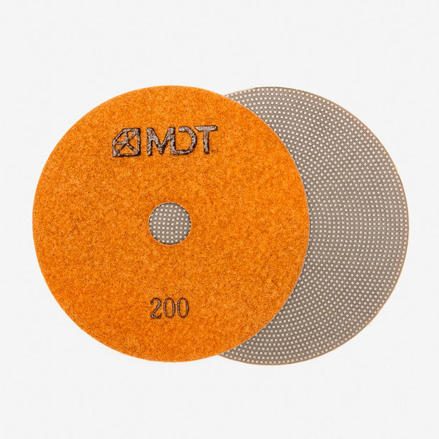 MDT 5'' 200Grit Electroplated Dry Polishing Pad - 125mm