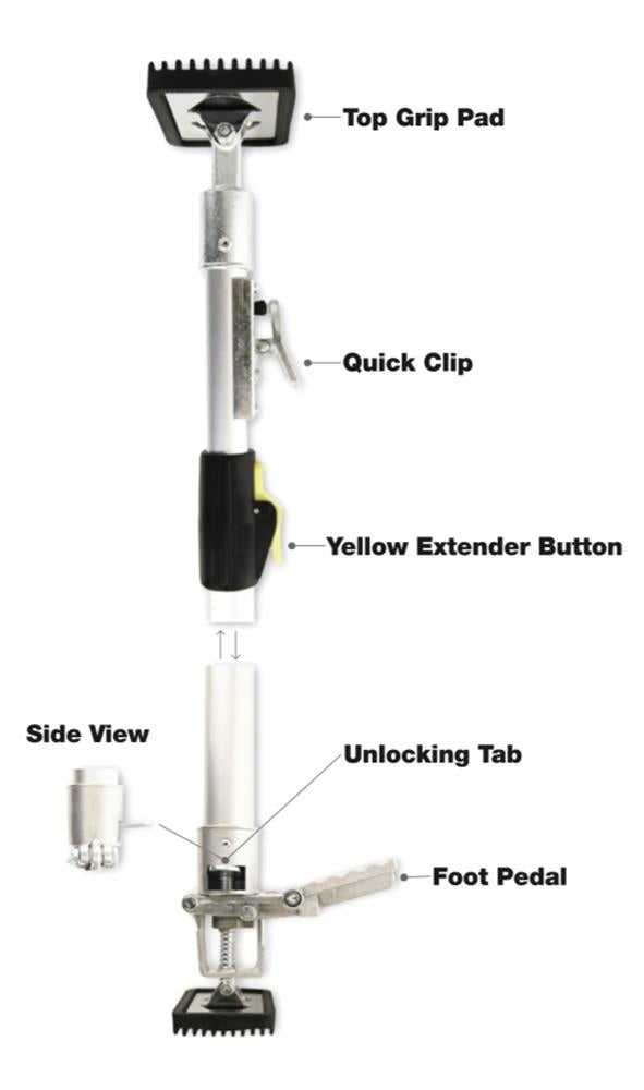 TRIMACO 3.6M E-Z UP CONTAINMENT POLE 2PK