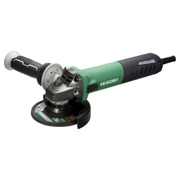 Hitachi AC brushless 125mm angle grinder with variable speed