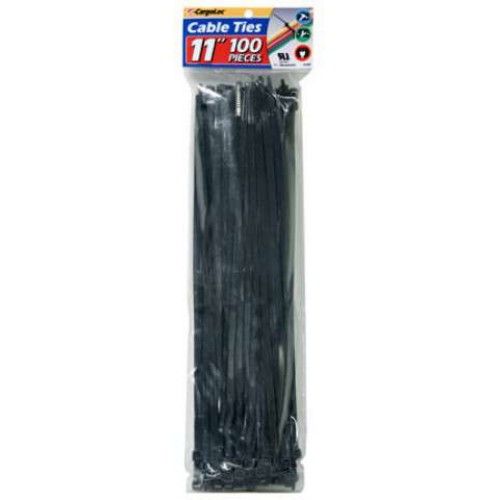 CABLE TIES 275mm Black 100pc75lbs