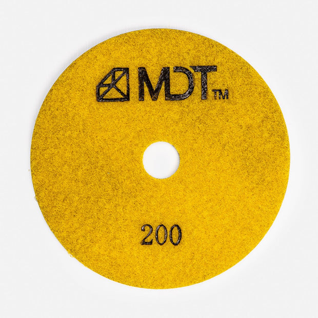 MDT Honey comb Dry Polishing Pad - 200Grit-100mm