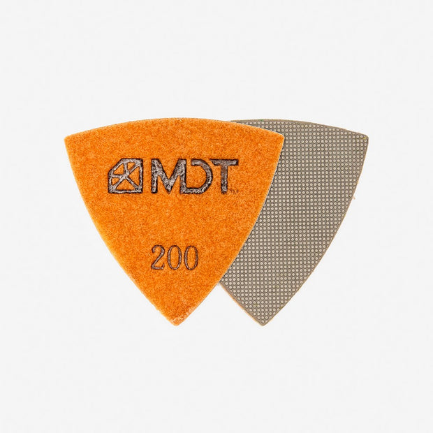 MDT 3'' 200Grit Electroplated Corner Polishing Pad - Triangle